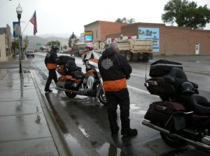 Rubber suit going on in Townsend, MT.