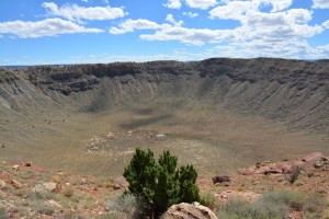 Meteor crater,