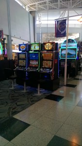 "Welcome to Las Vegas. Can we take some of your money before you leave the airport?"